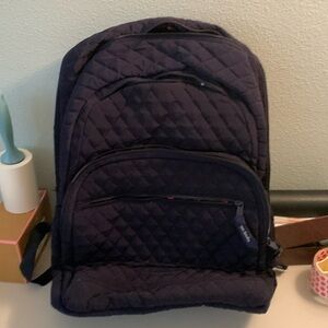 EUC Vera Bradley Quilted Campus Backpack